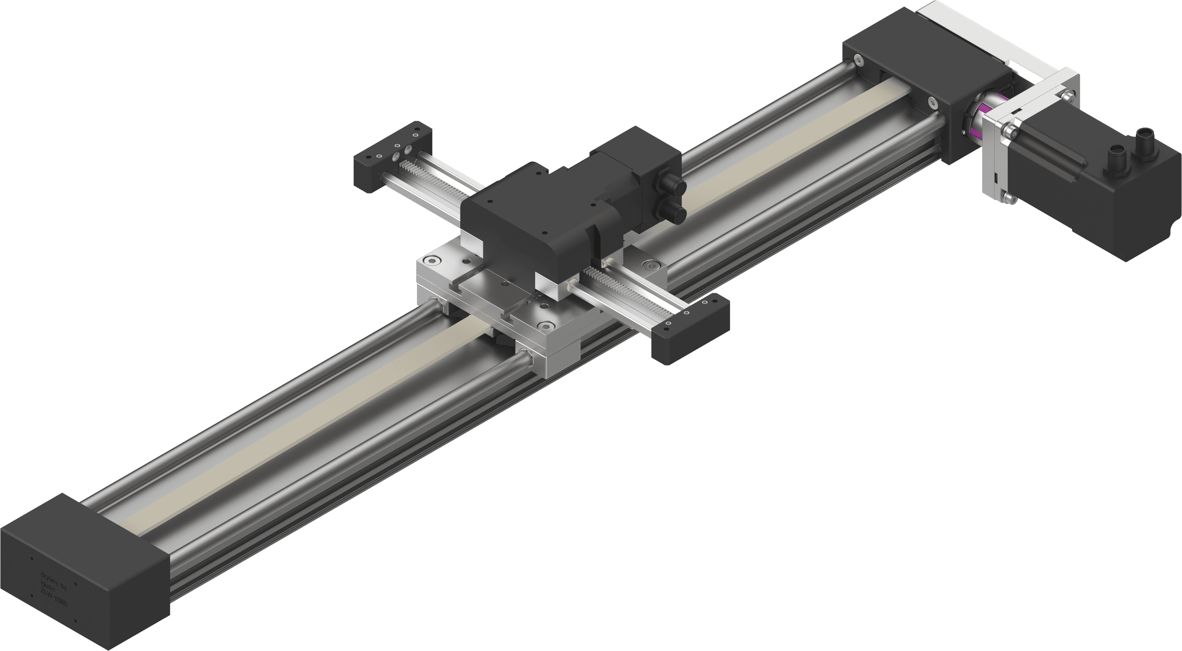 Line Robot - Stepper Motors with Encoder, Working Space 500x150 mm