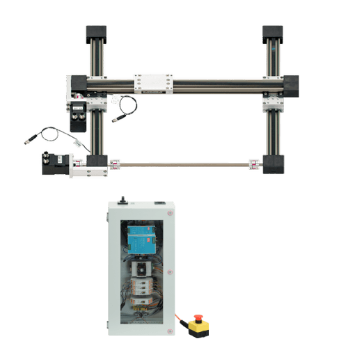Flat Linear Robot | 2 DOF | 300x300mm | 8kg