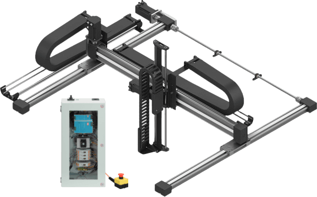 Room gantry robot | 3 DOF | 800x800x500mm | 5kg